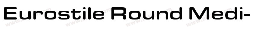 Eurostile Round Medi字体转换